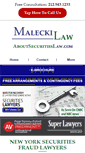 Mobile Screenshot of aboutsecuritieslaw.com