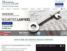 Tablet Screenshot of aboutsecuritieslaw.com
